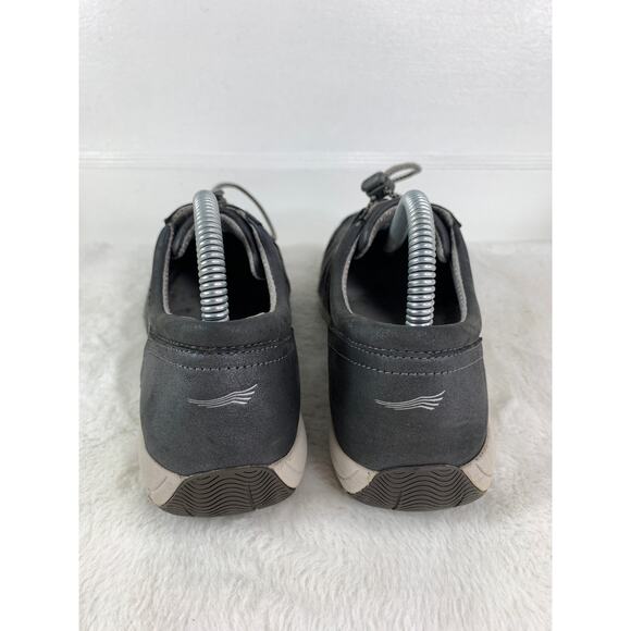 Dansko Honor Sneakers Blue Suede Elastic Laces Women’s Size 7.5W - Picture 3 of 10